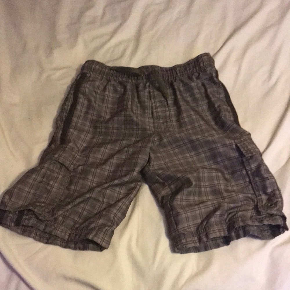 Arizona Swim Trunks - Green/Tan Plaid
